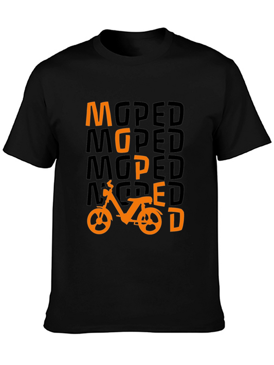Moped Graphic T-Shirt - Cool Retro Design