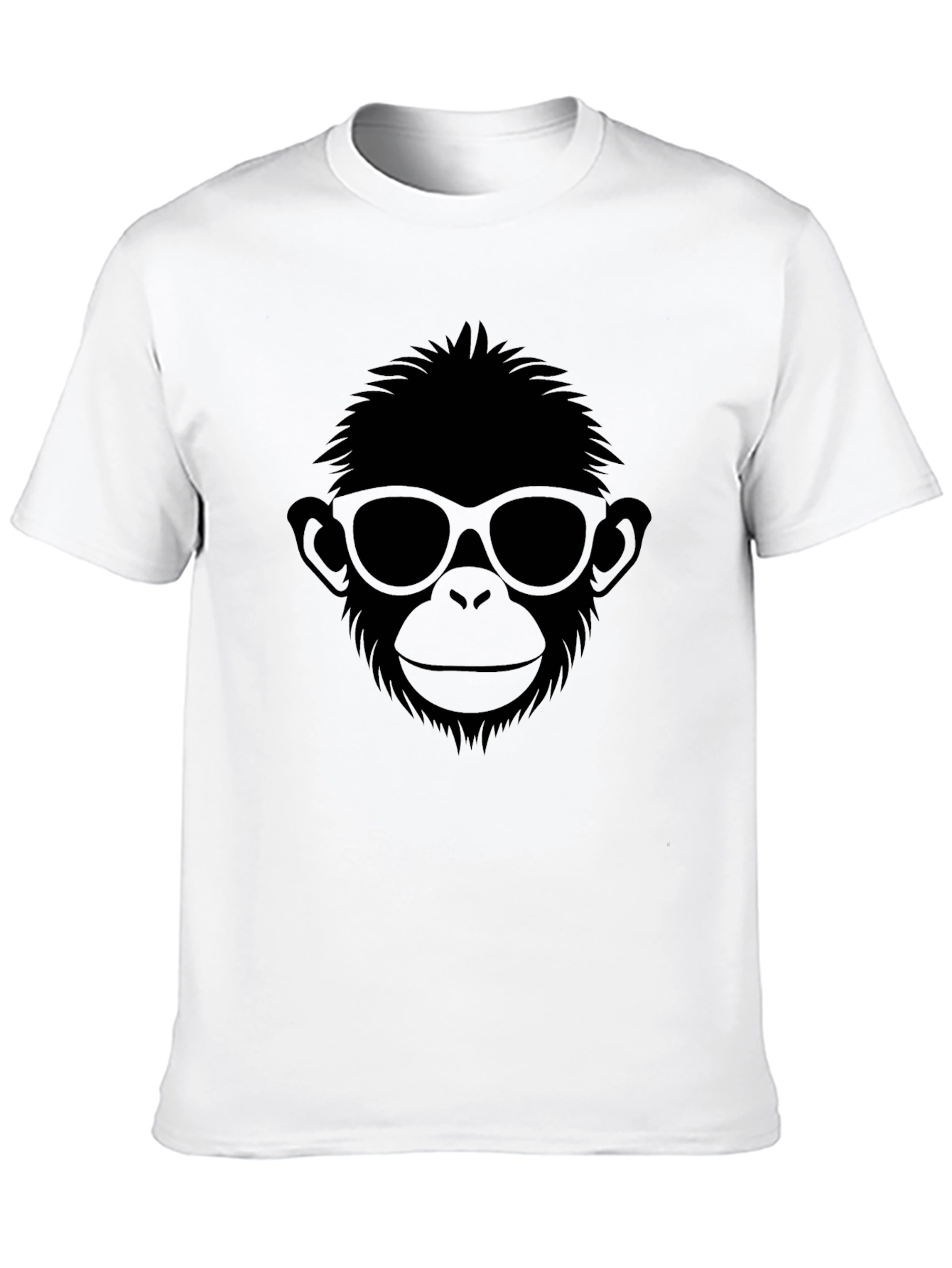 Cool Monkey Graphic Tee - Stylish Black T-Shirt