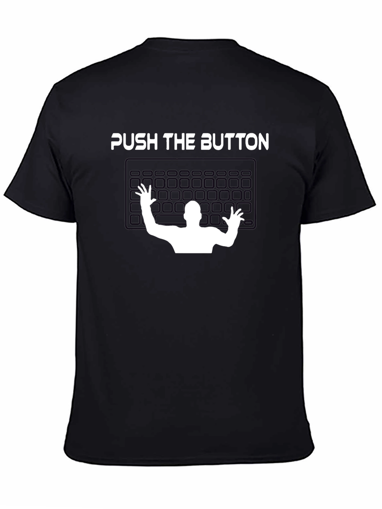 Push The Button Graphic Tee - Gamer T-Shirt