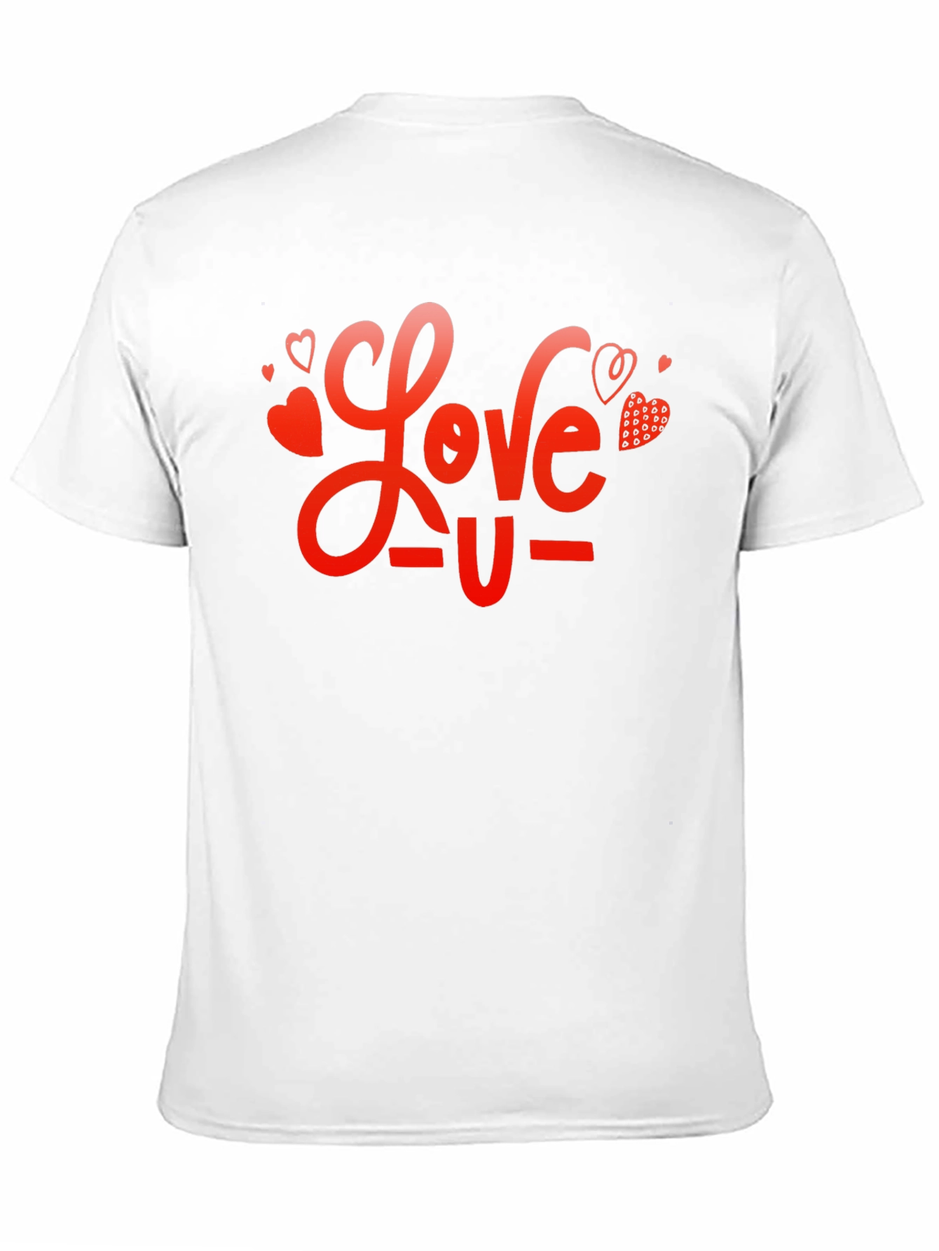 Love U Graphic Black T-Shirt