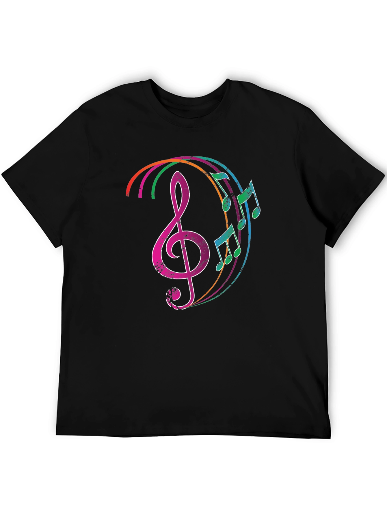 Musical Note Treble Clef Graphic Tee