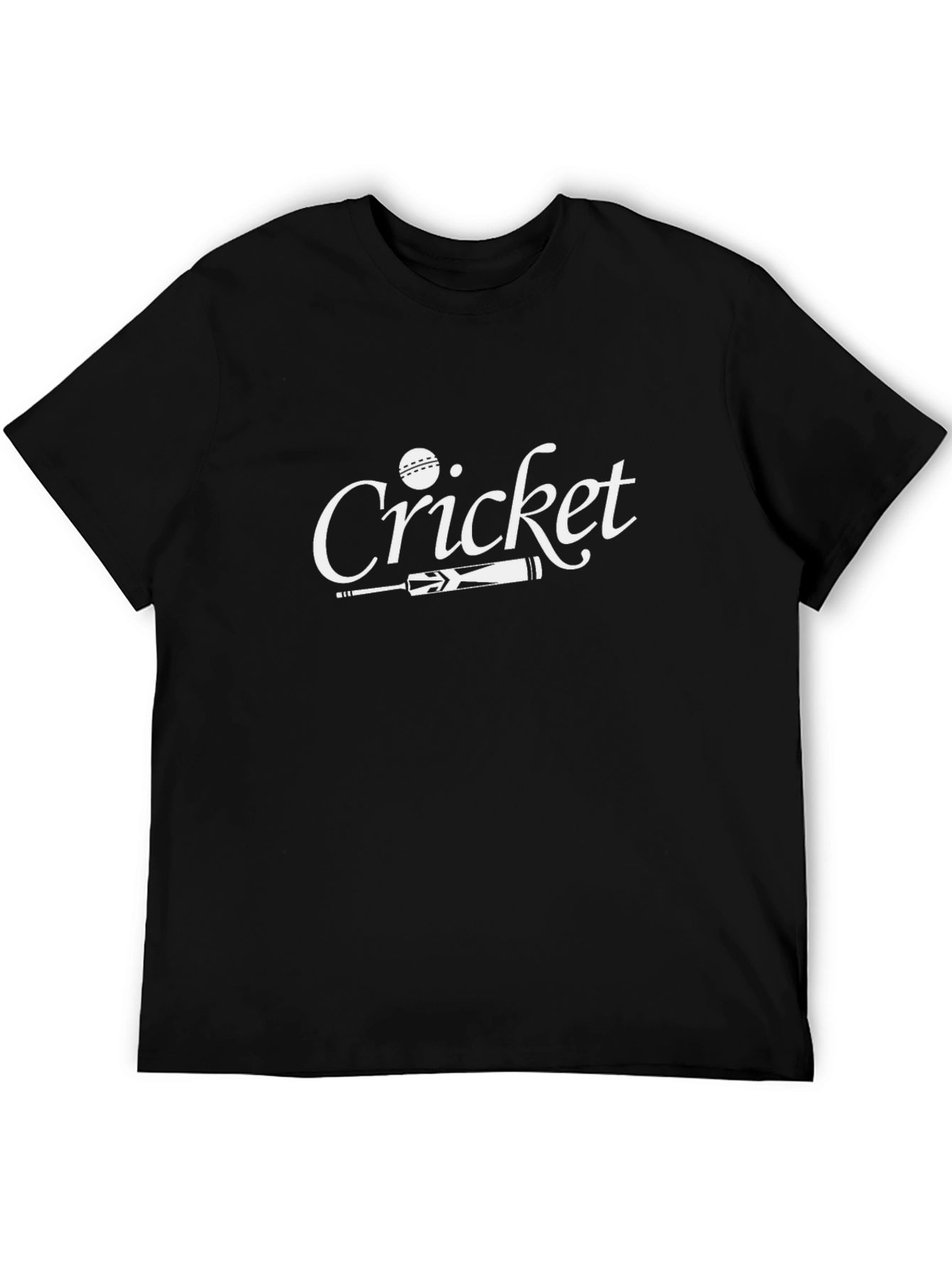 Cricket T-Shirt: Stylish Bat & Ball Graphic Tee
