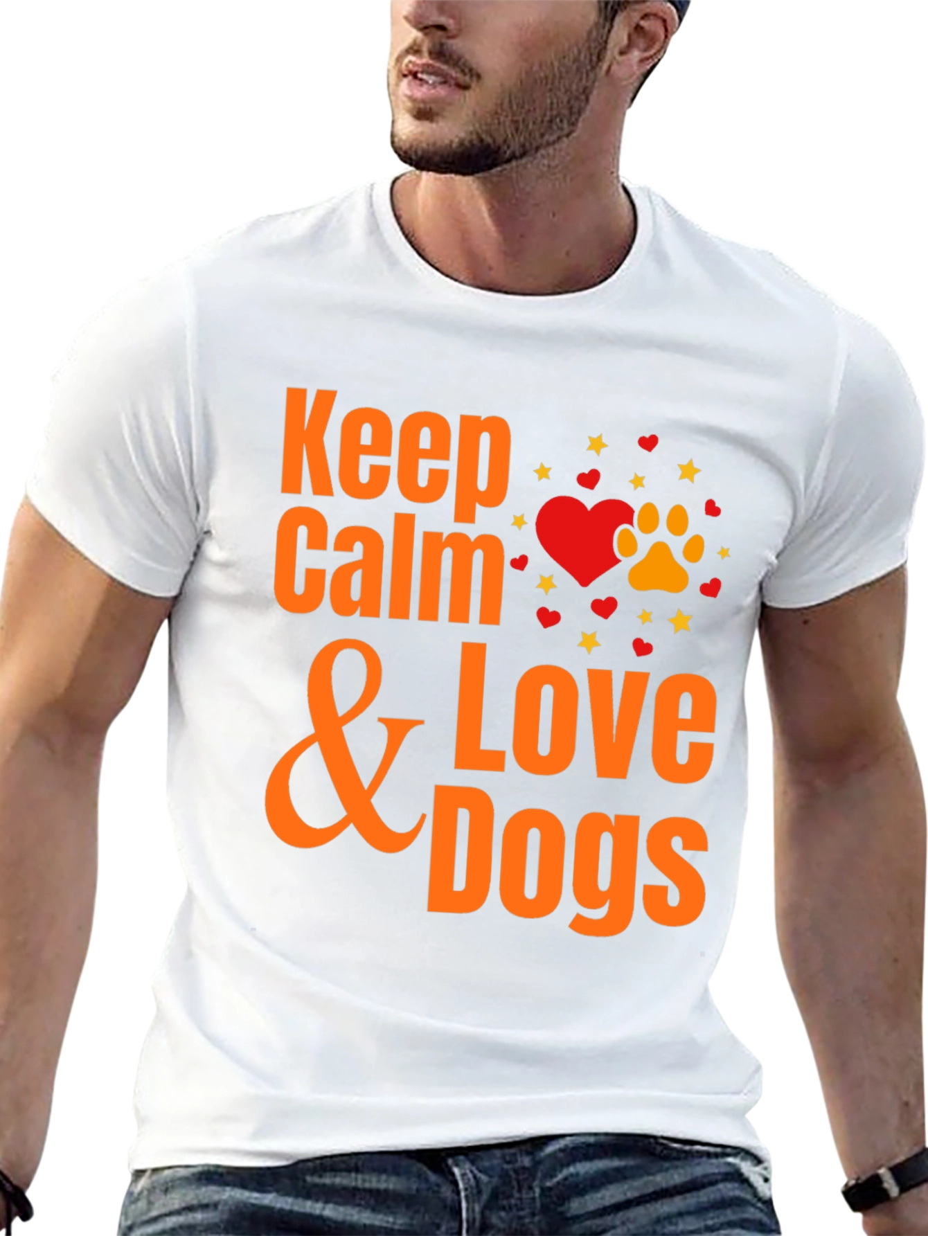 Keep Calm & Love Dogs T-Shirt