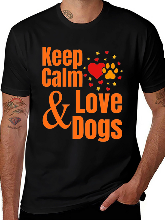 Keep Calm & Love Dogs T-Shirt