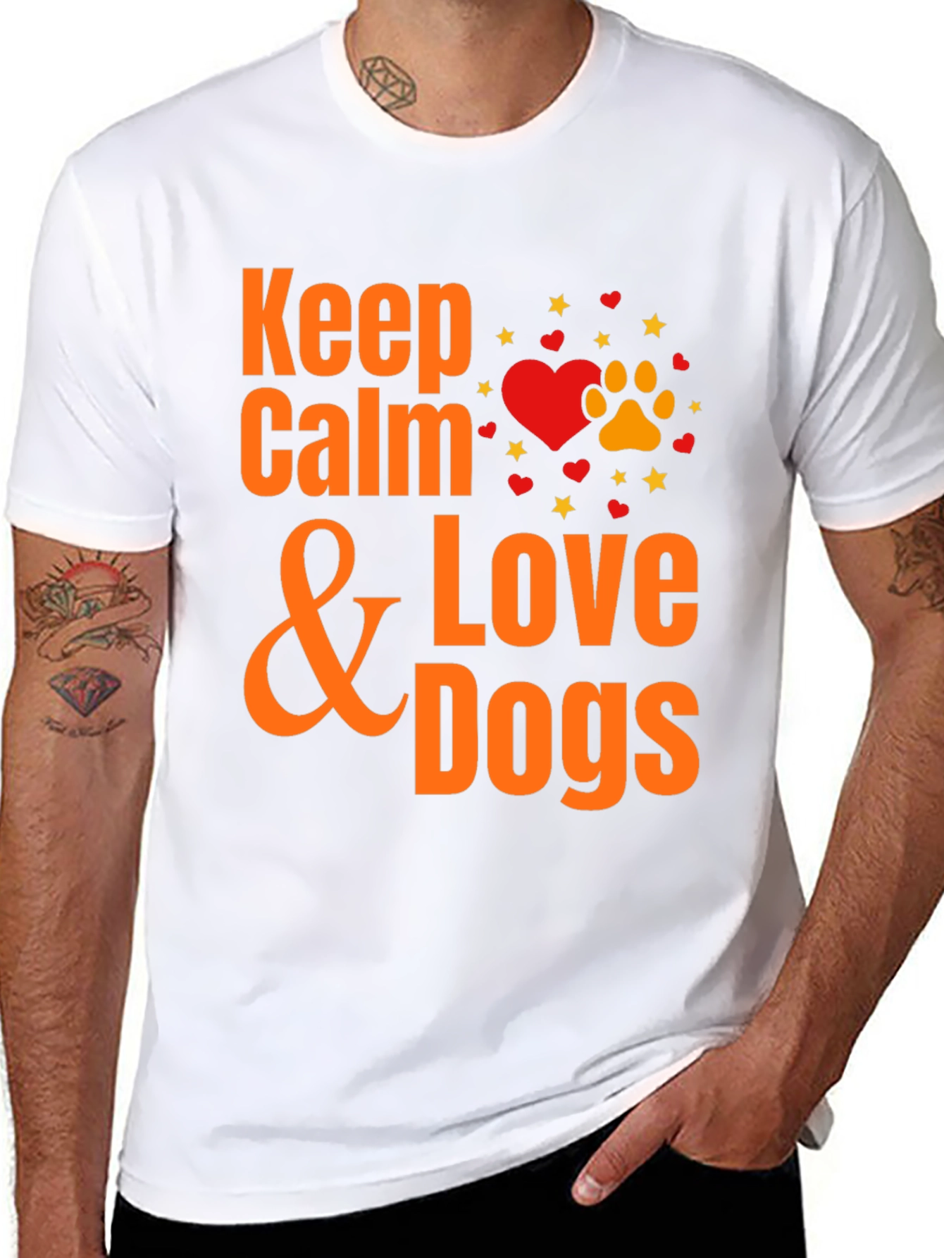 Keep Calm & Love Dogs T-Shirt
