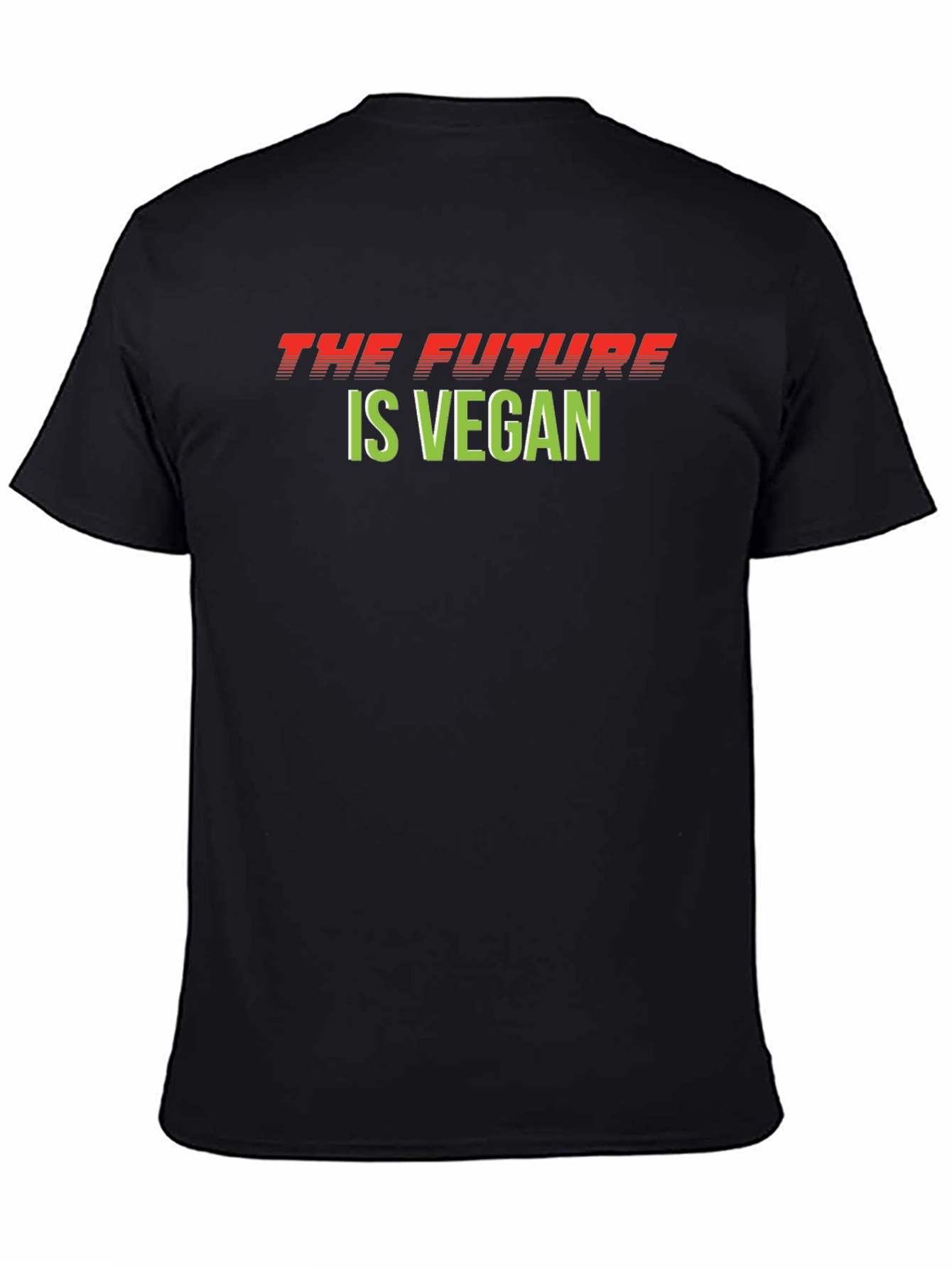 The Future is Vegan T-Shirt - Unisex Black Tee