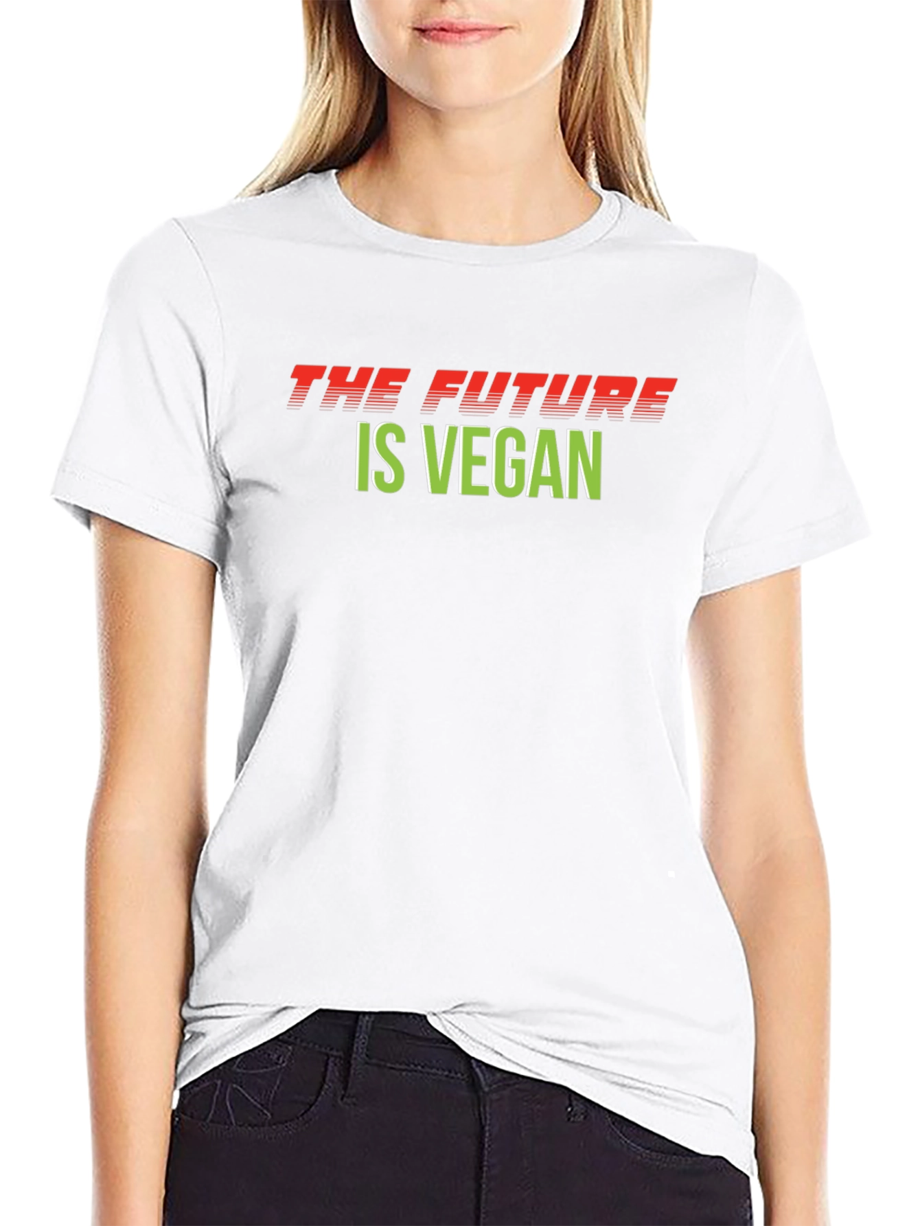 The Future is Vegan T-Shirt - Unisex Black Tee
