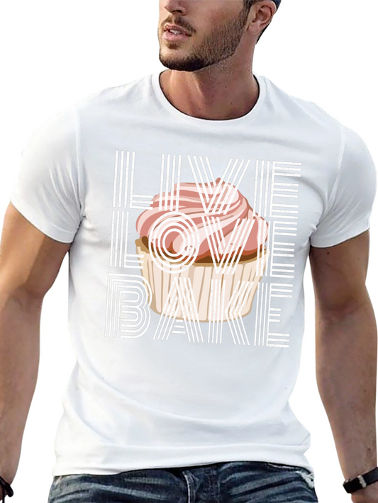 Live Love Bake Graphic T-Shirt