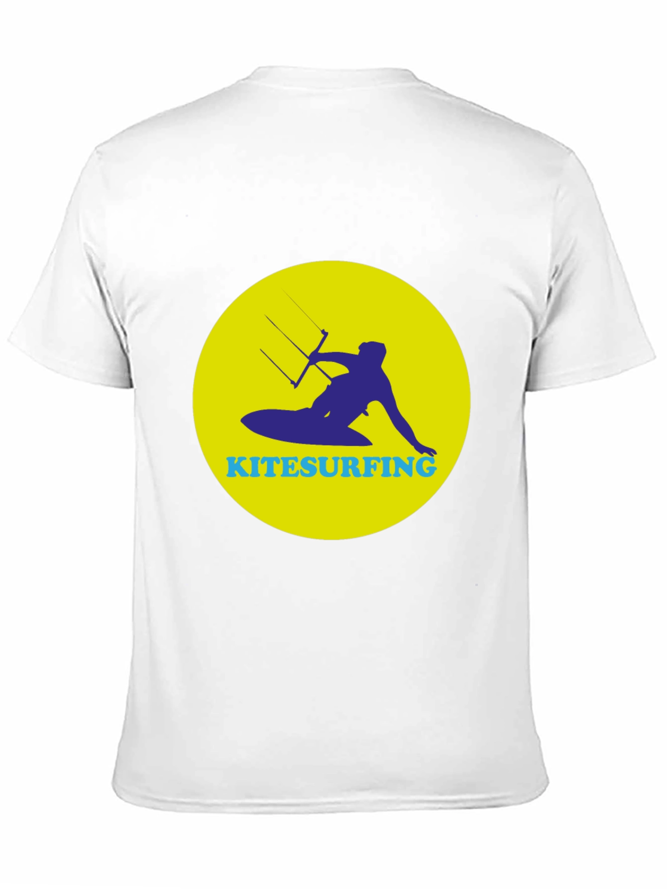 Kitesurfing Graphic T-Shirt - Black