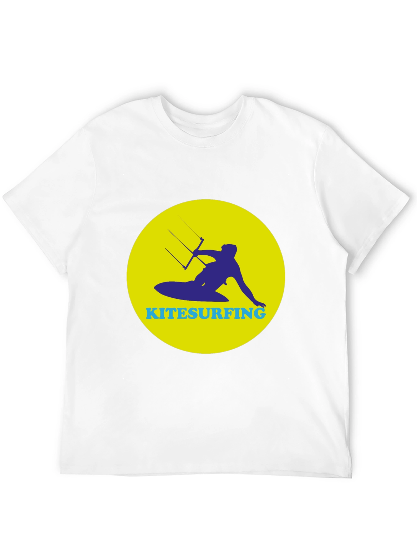 Kitesurfing Graphic T-Shirt - Black