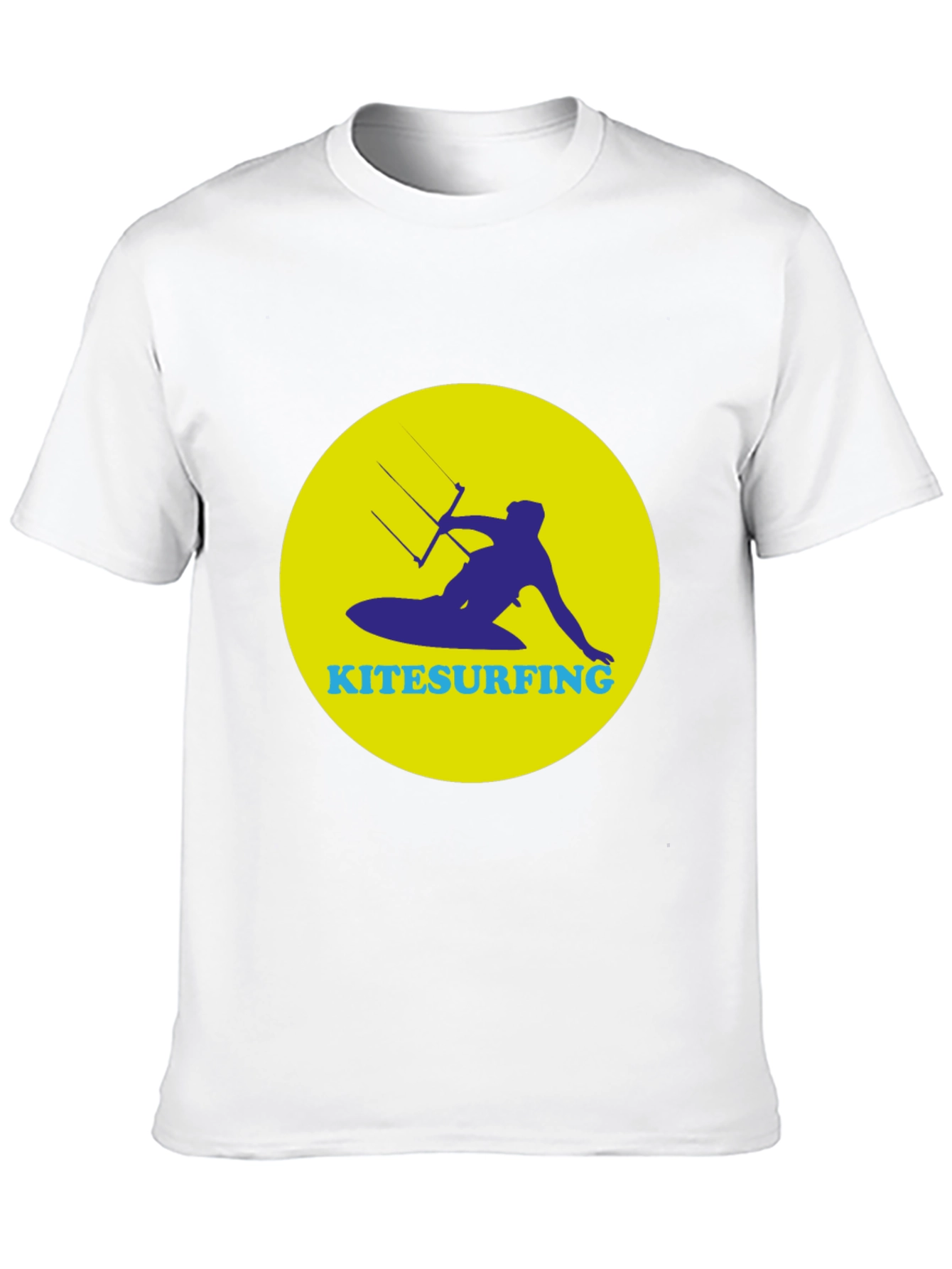 Kitesurfing Graphic T-Shirt - Black