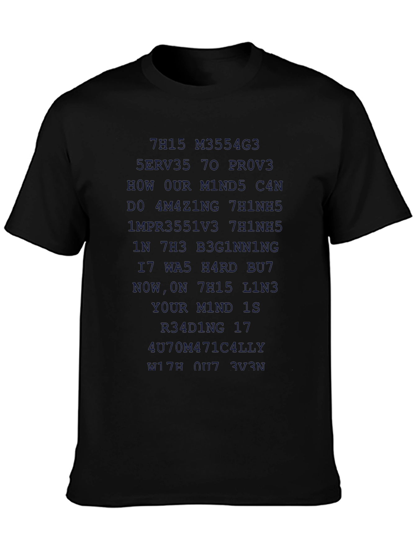 Mind Reading T-Shirt - Optical Illusion Design