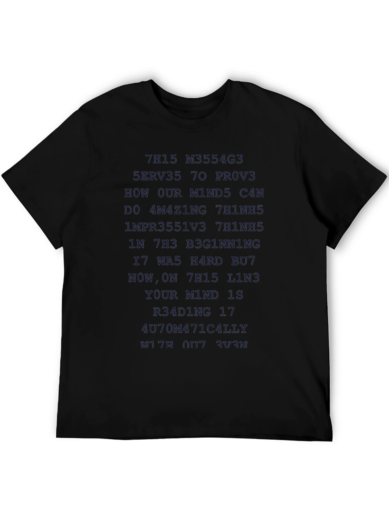 Mind Reading T-Shirt - Optical Illusion Design