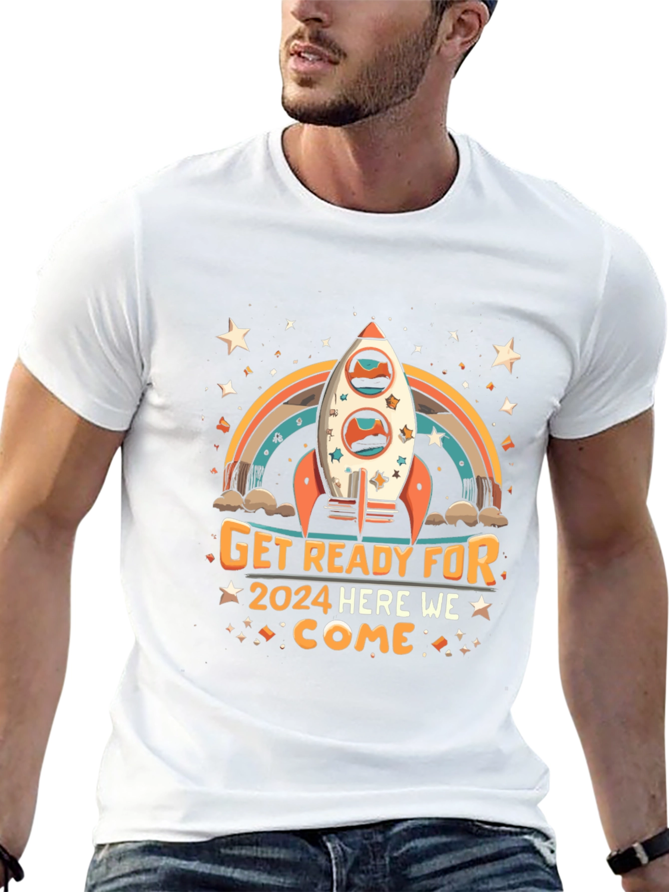 Get Ready for 2024 Rocket T-Shirt