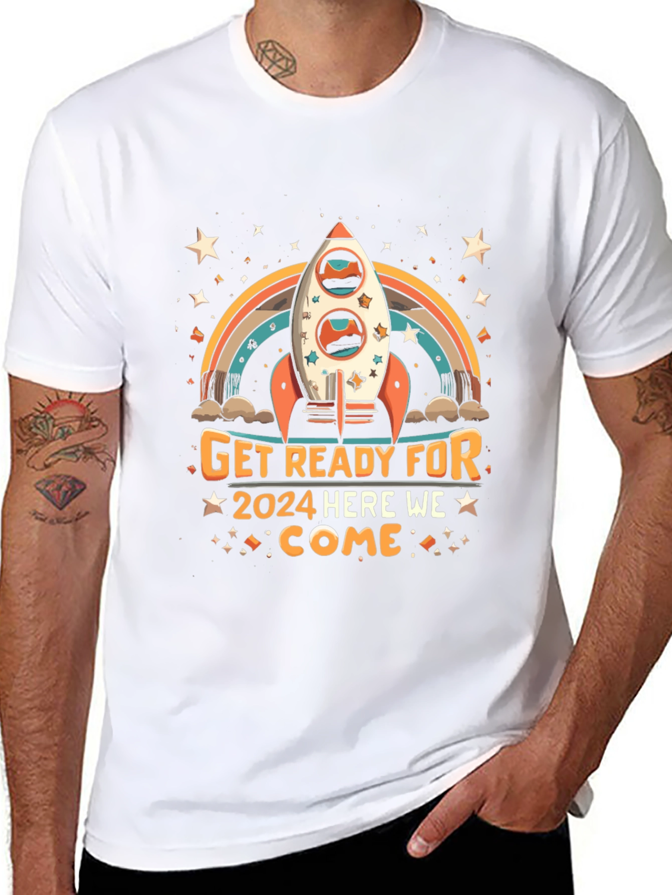 Get Ready for 2024 Rocket T-Shirt