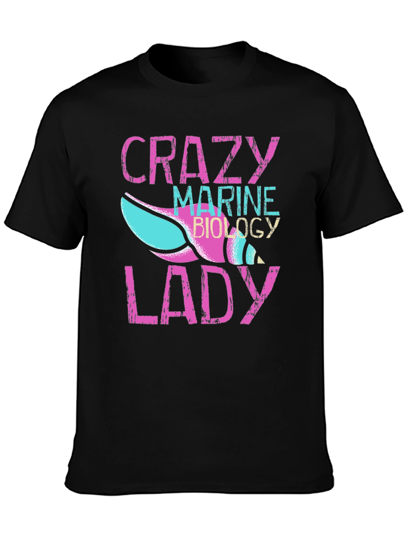 Crazy Marine Biology Lady T-Shirt