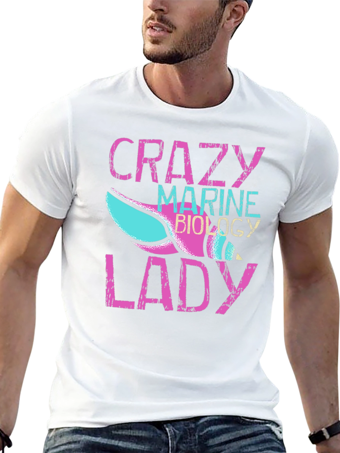 Crazy Marine Biology Lady T-Shirt