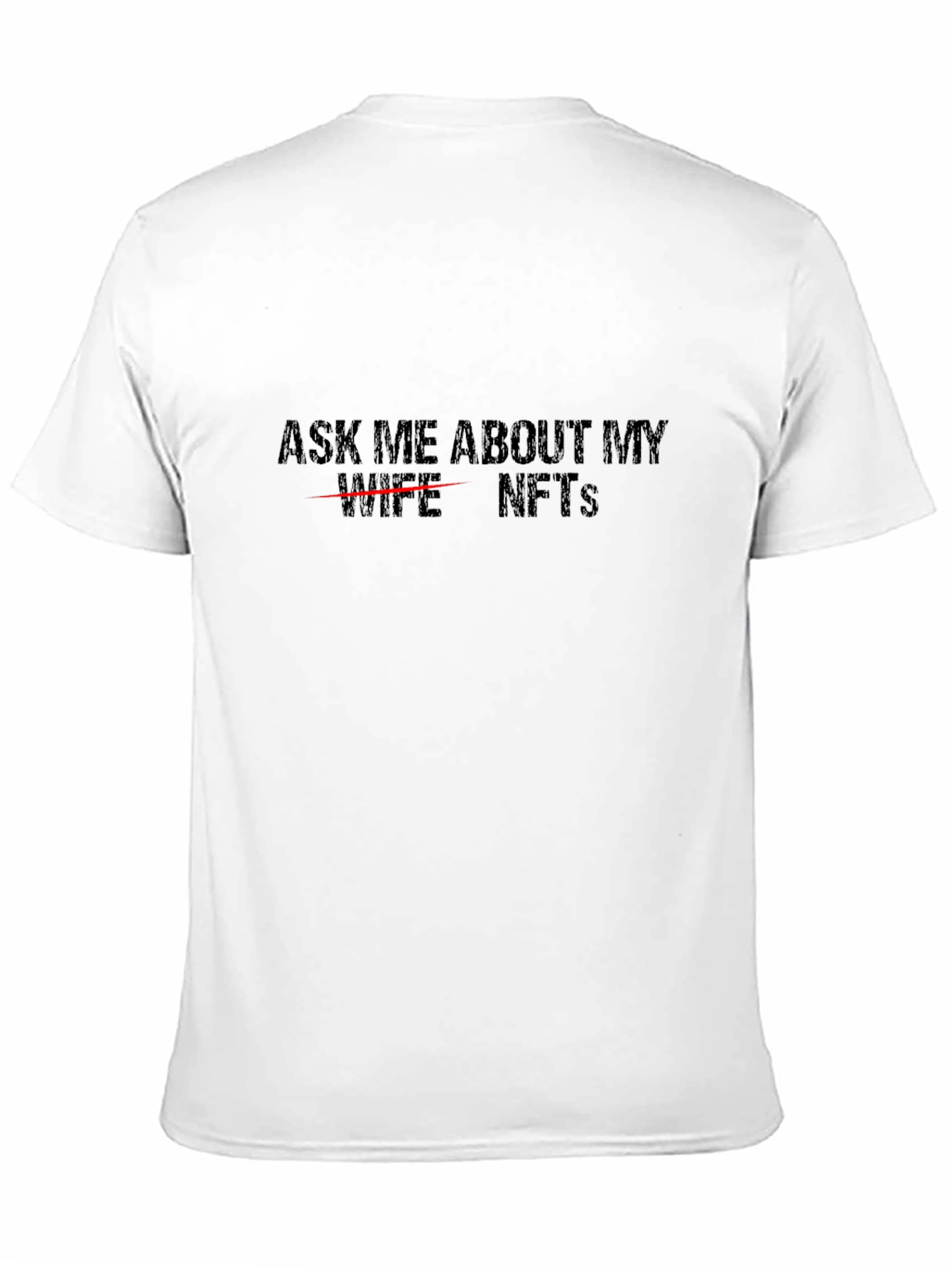 Ask Me About My NFTs T-Shirt Funny Crypto Tee