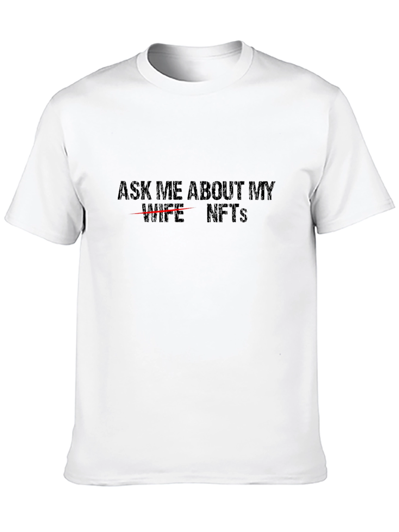 Ask Me About My NFTs T-Shirt Funny Crypto Tee