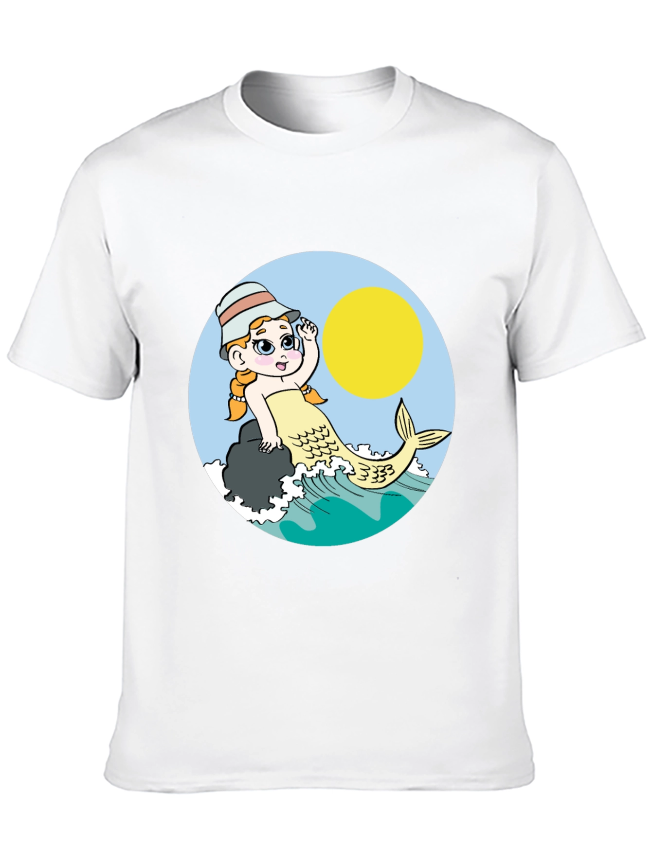 Mermaid T-Shirt - Cute Cartoon Design