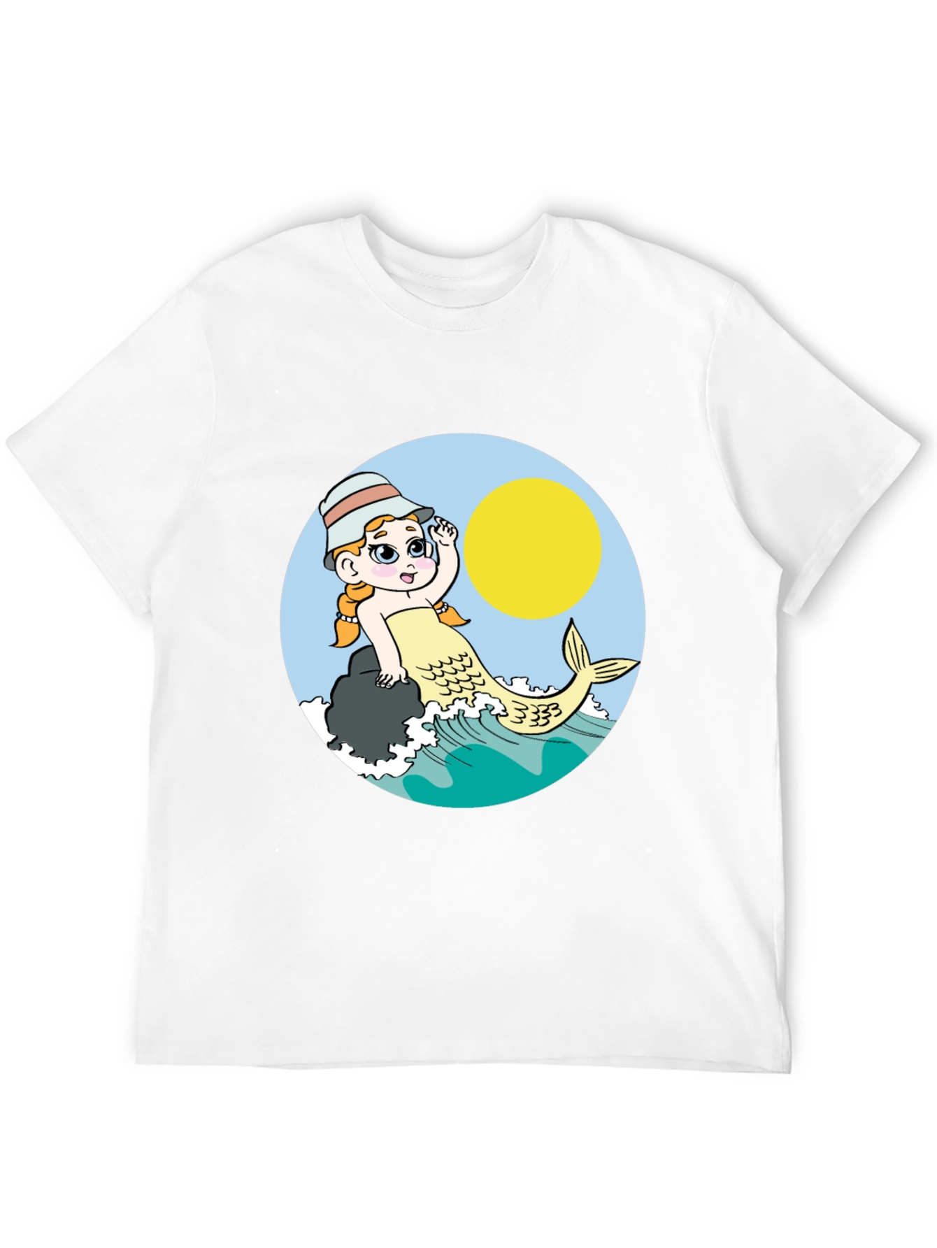 Mermaid T-Shirt - Cute Cartoon Design