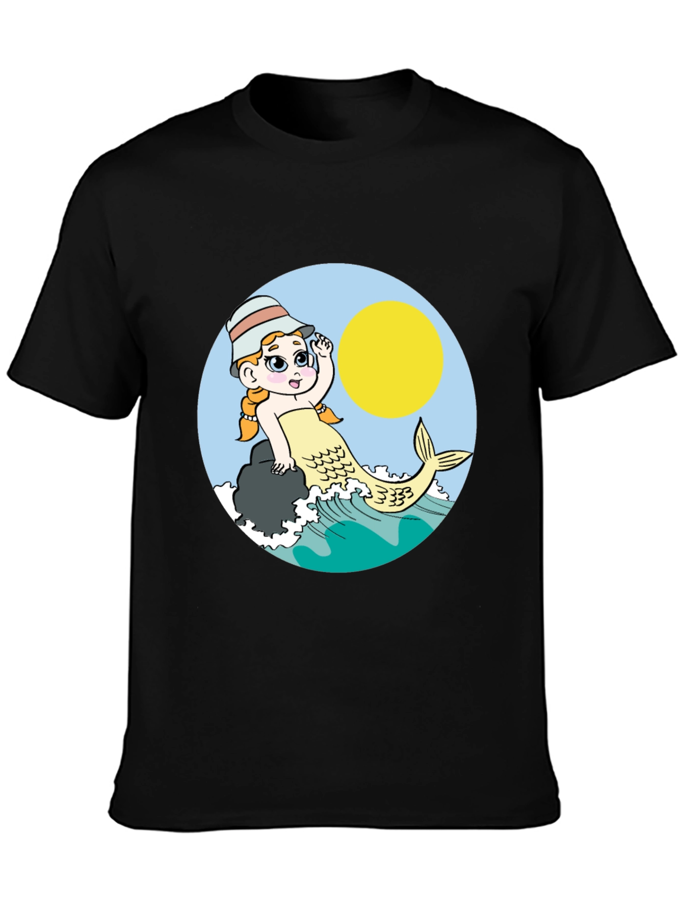 Mermaid T-Shirt - Cute Cartoon Design
