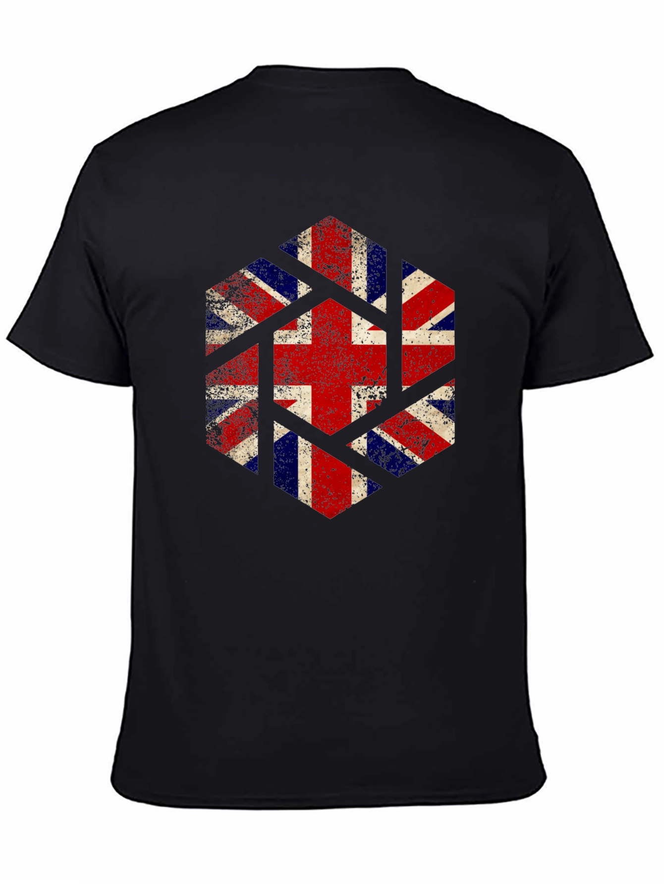 Union Jack Geometric Graphic Tee