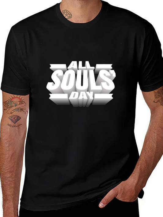 All Souls Day Black Graphic Tee