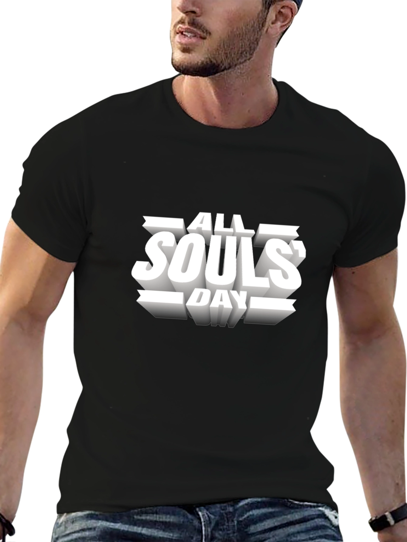 All Souls Day Black Graphic Tee