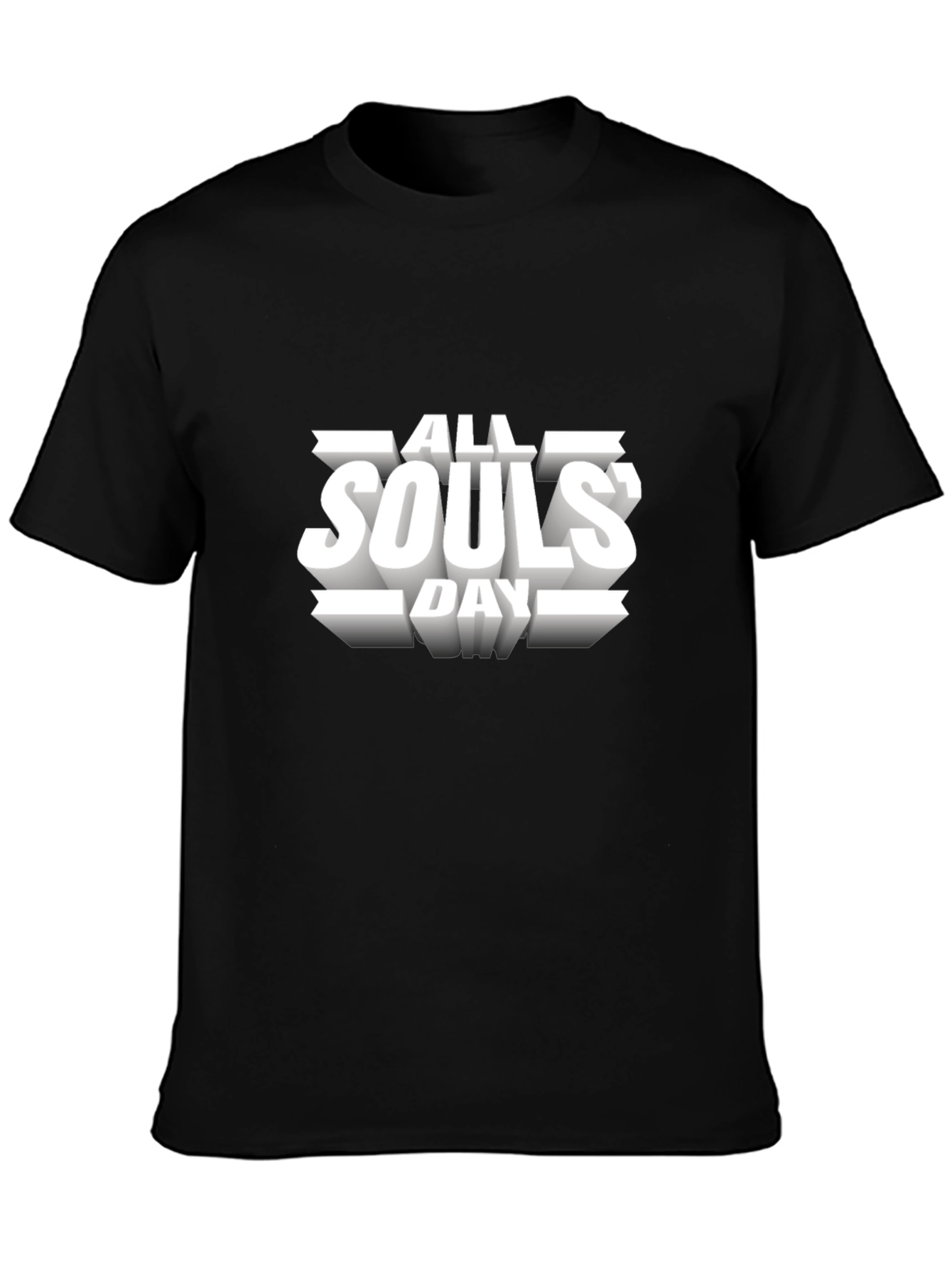 All Souls Day Black Graphic Tee
