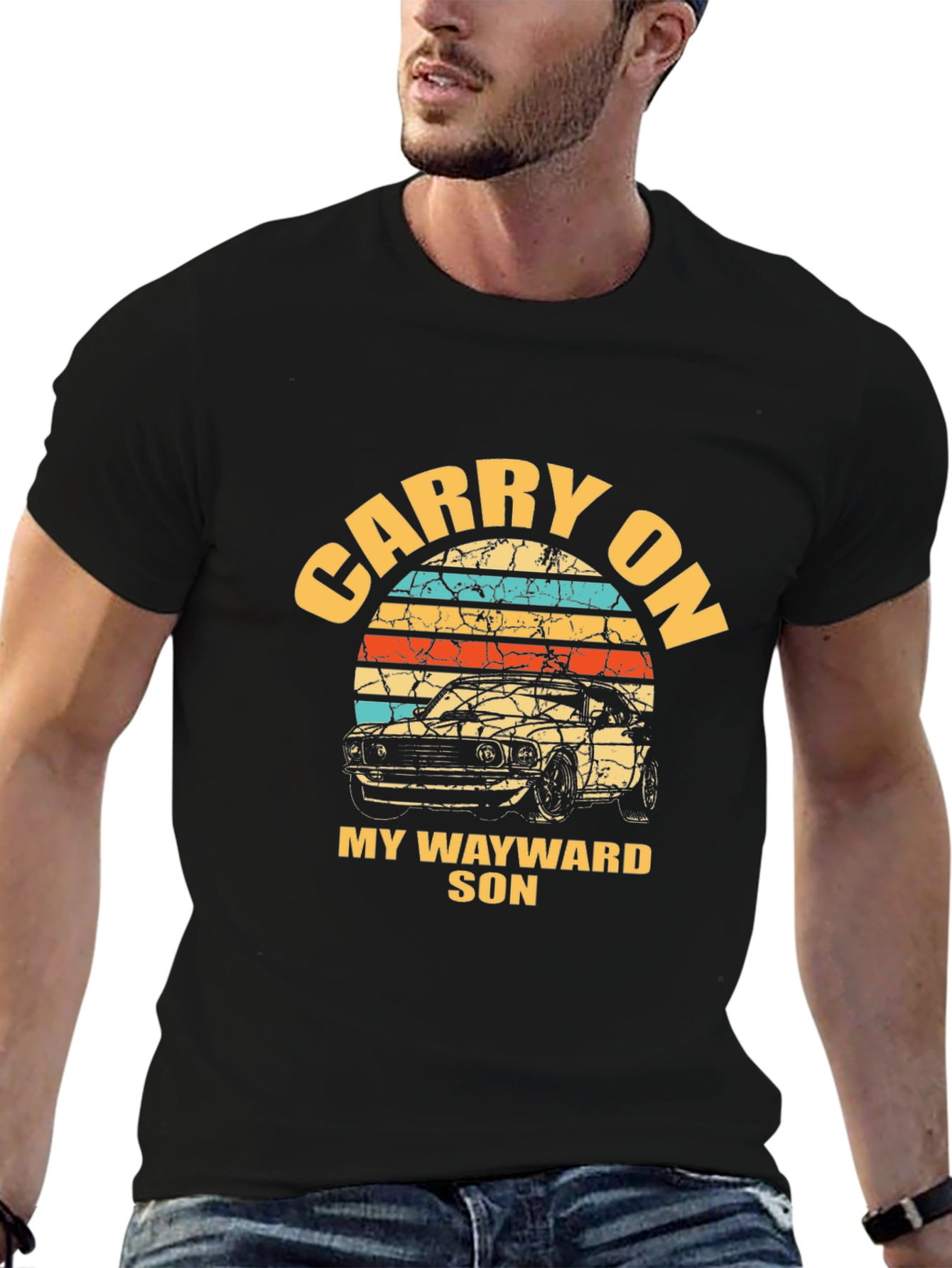 Carry On My Wayward Son Car T-Shirt