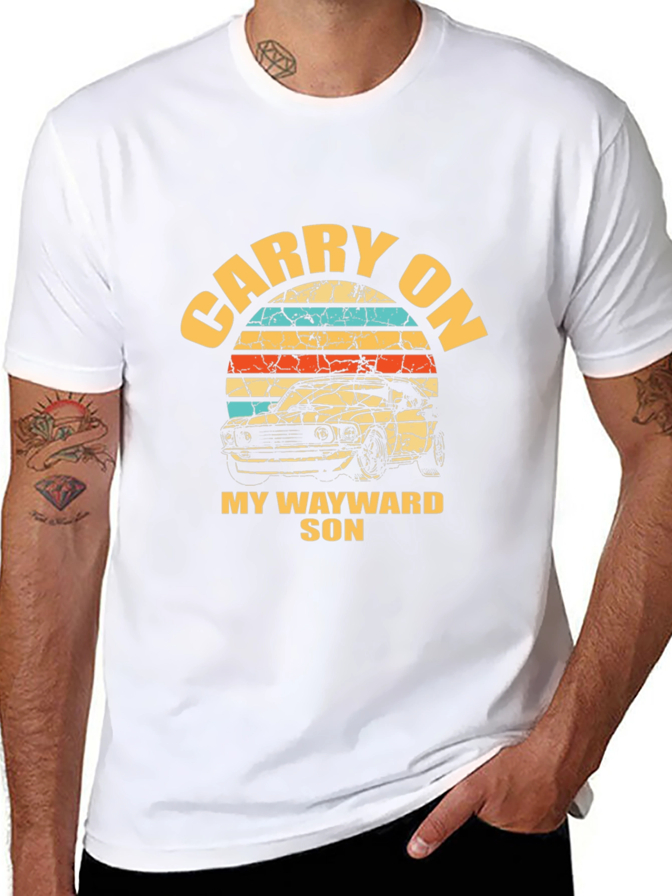 Carry On My Wayward Son Car T-Shirt