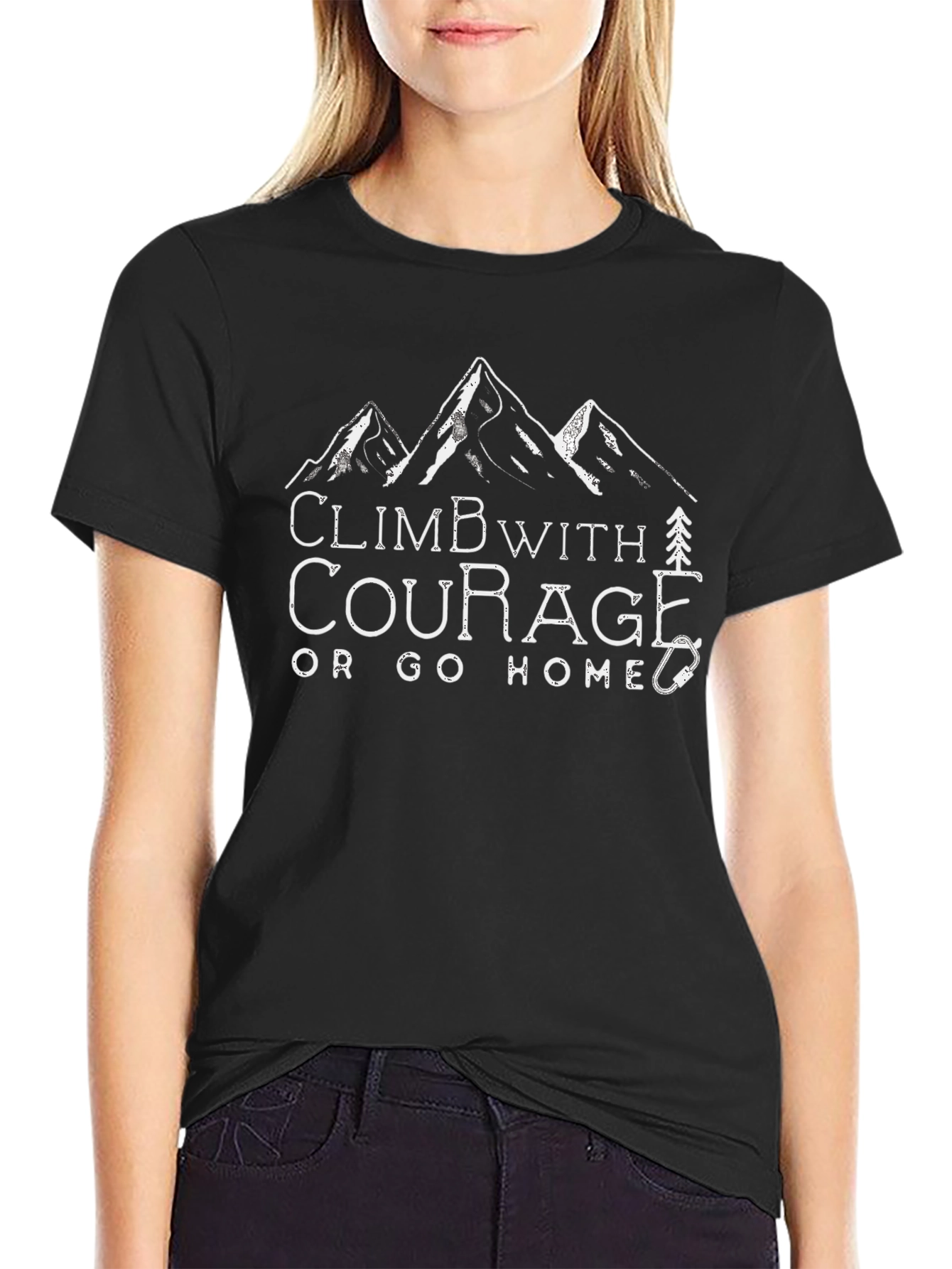 Climb With Courage Graphic Tee