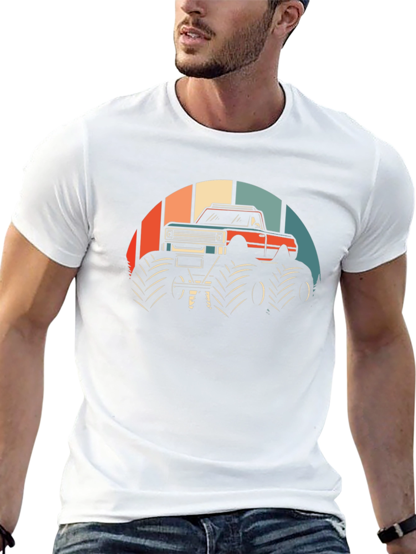 Retro Monster Truck Graphic Tee