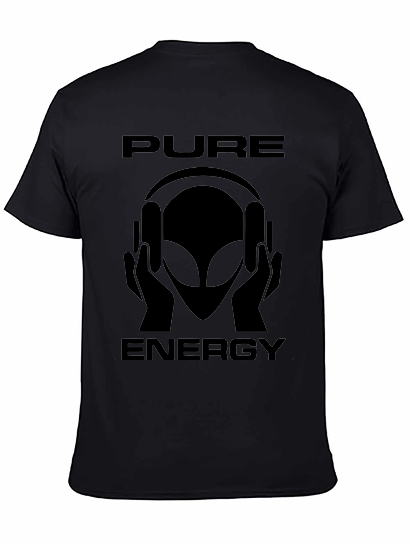 Pure Energy Alien Headphone Graphic T-Shirt