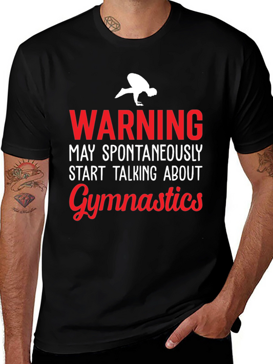 Gymnastics Warning Graphic Tee