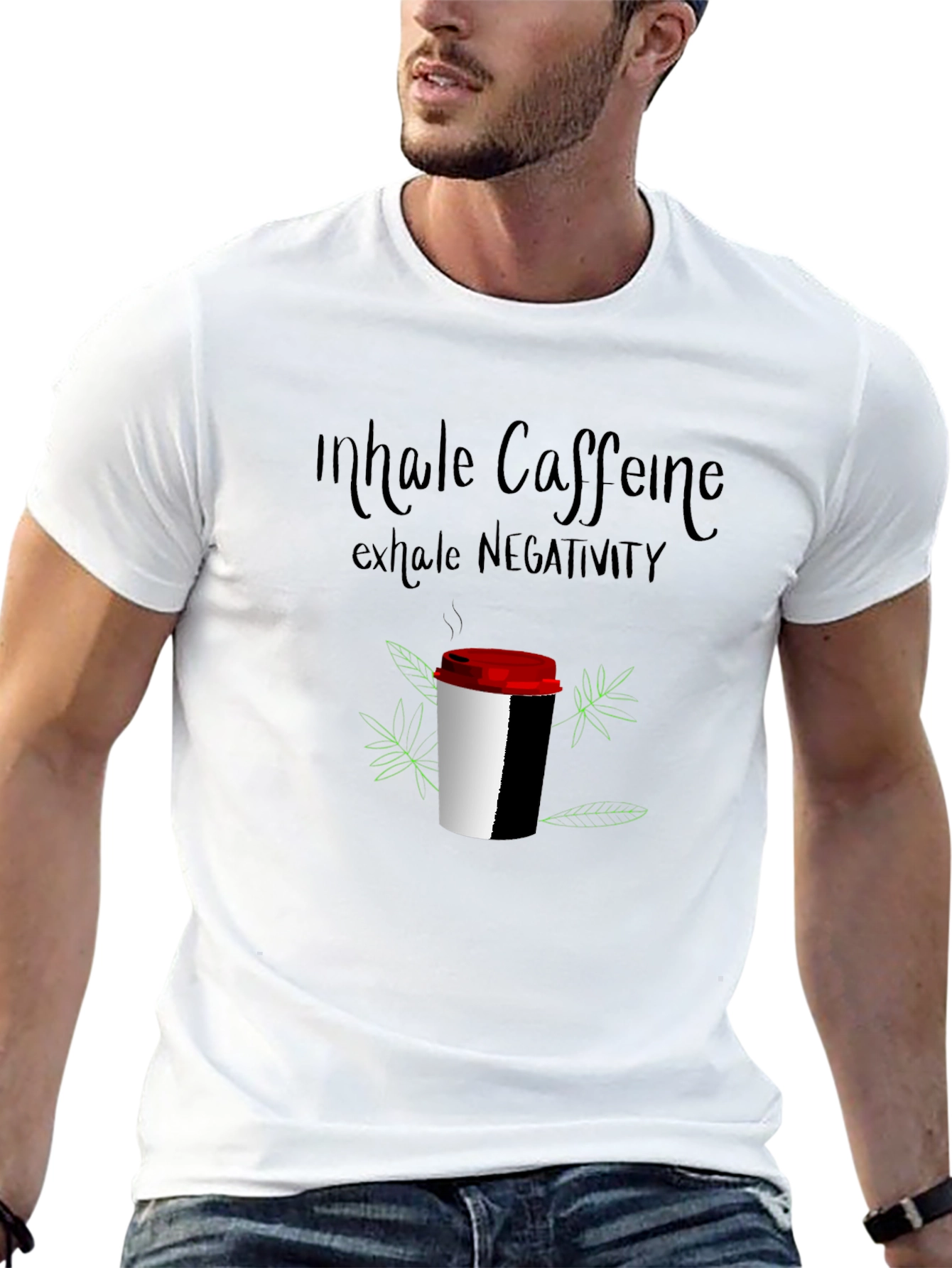Inhale Caffeine Exhale Negativity T-Shirt