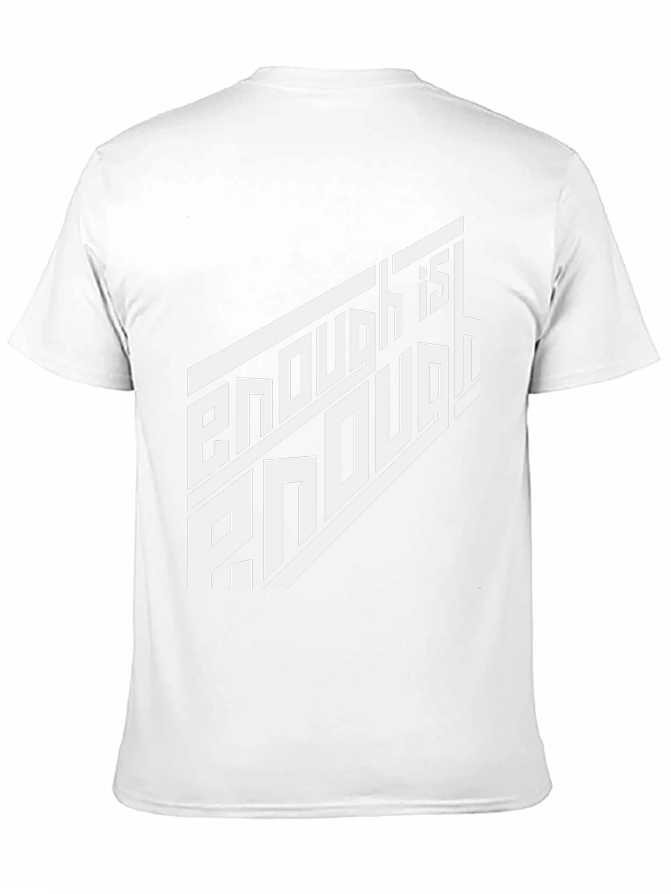 Enough is Enough Graphic Tee - Black