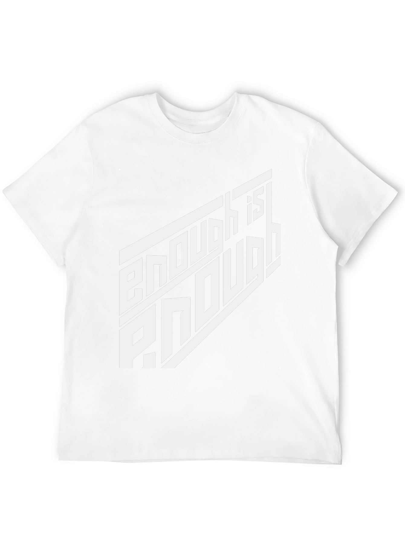 Enough is Enough Graphic Tee - Black