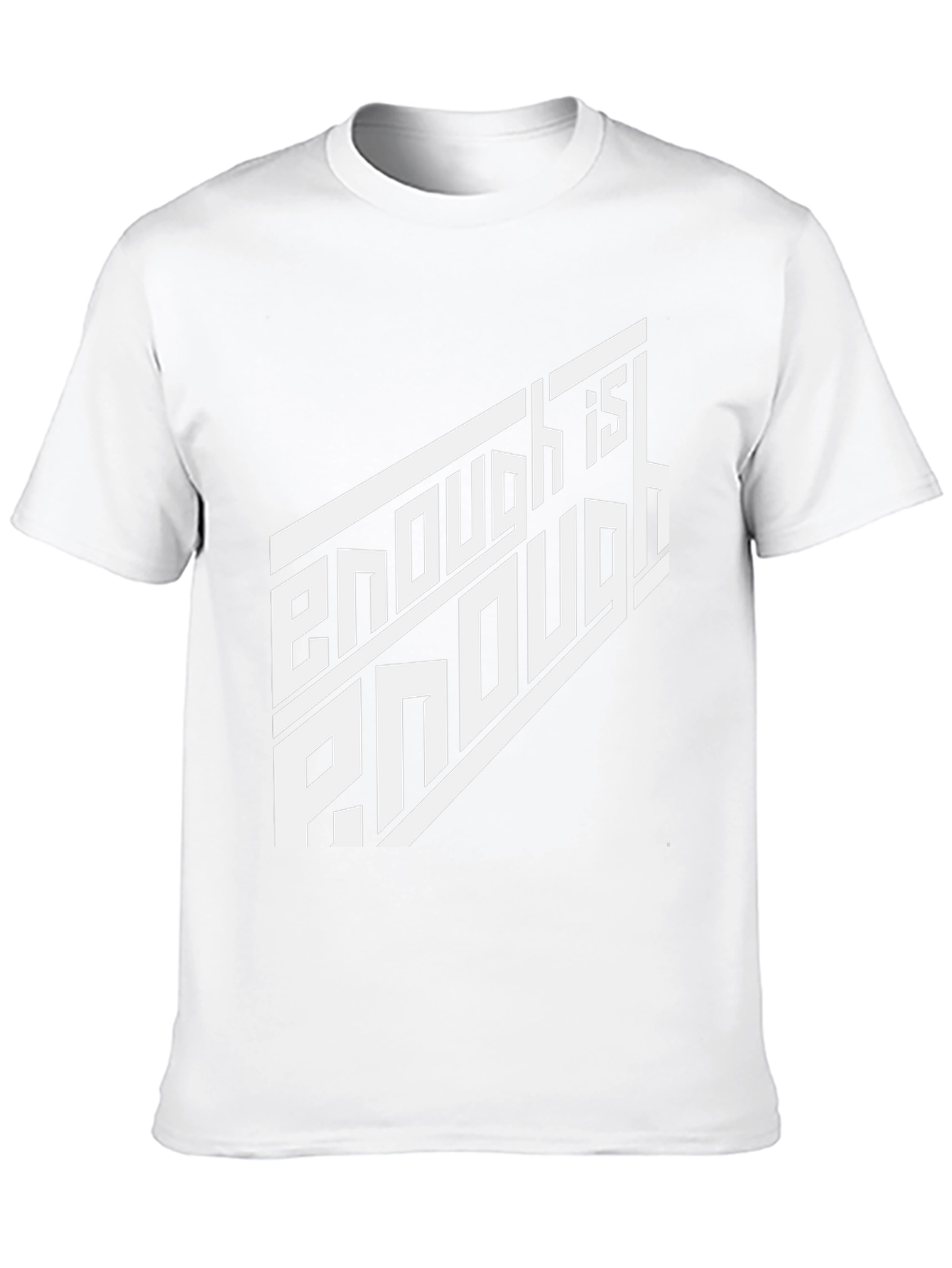 Enough is Enough Graphic Tee - Black