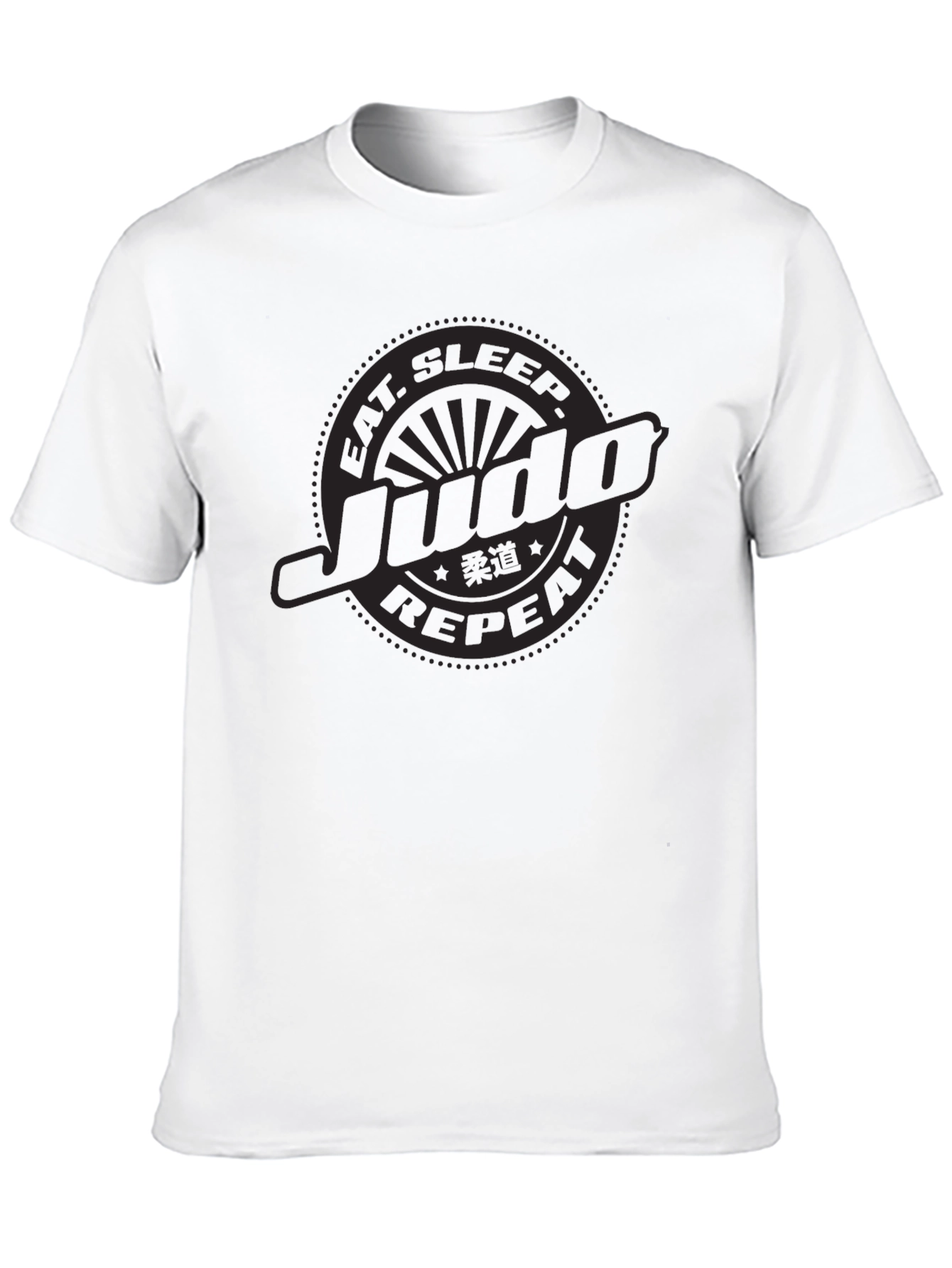 Eat Sleep Judo Repeat - Black T-Shirt