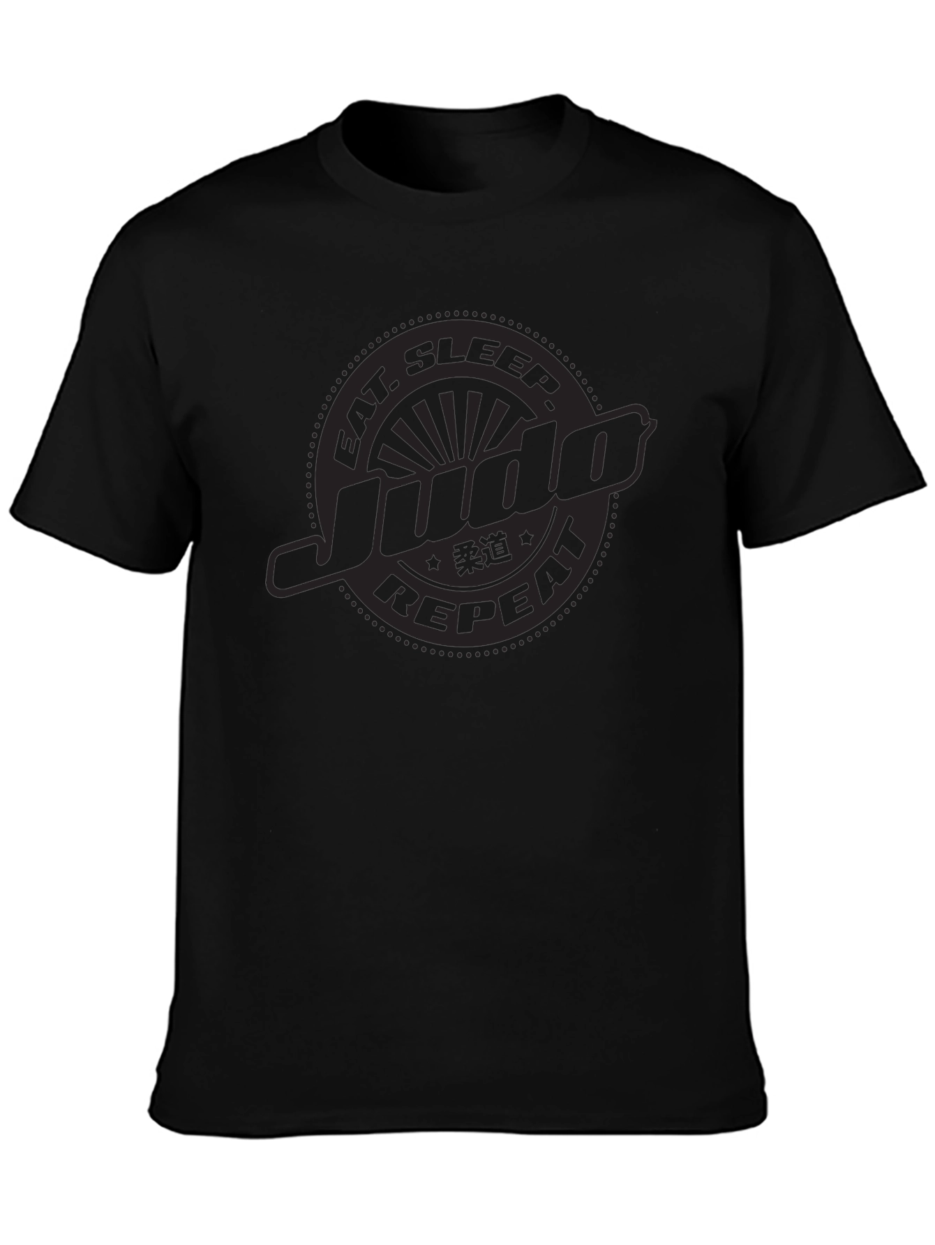 Eat Sleep Judo Repeat - Black T-Shirt