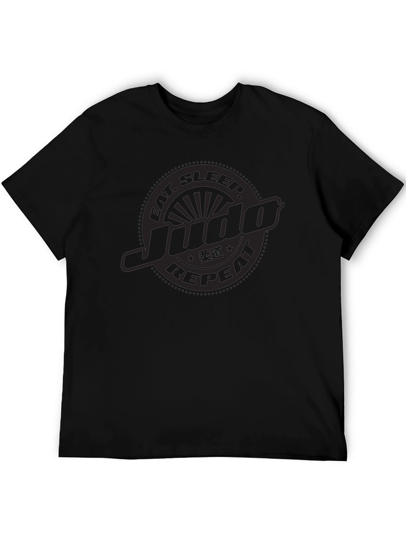 Eat Sleep Judo Repeat - Black T-Shirt