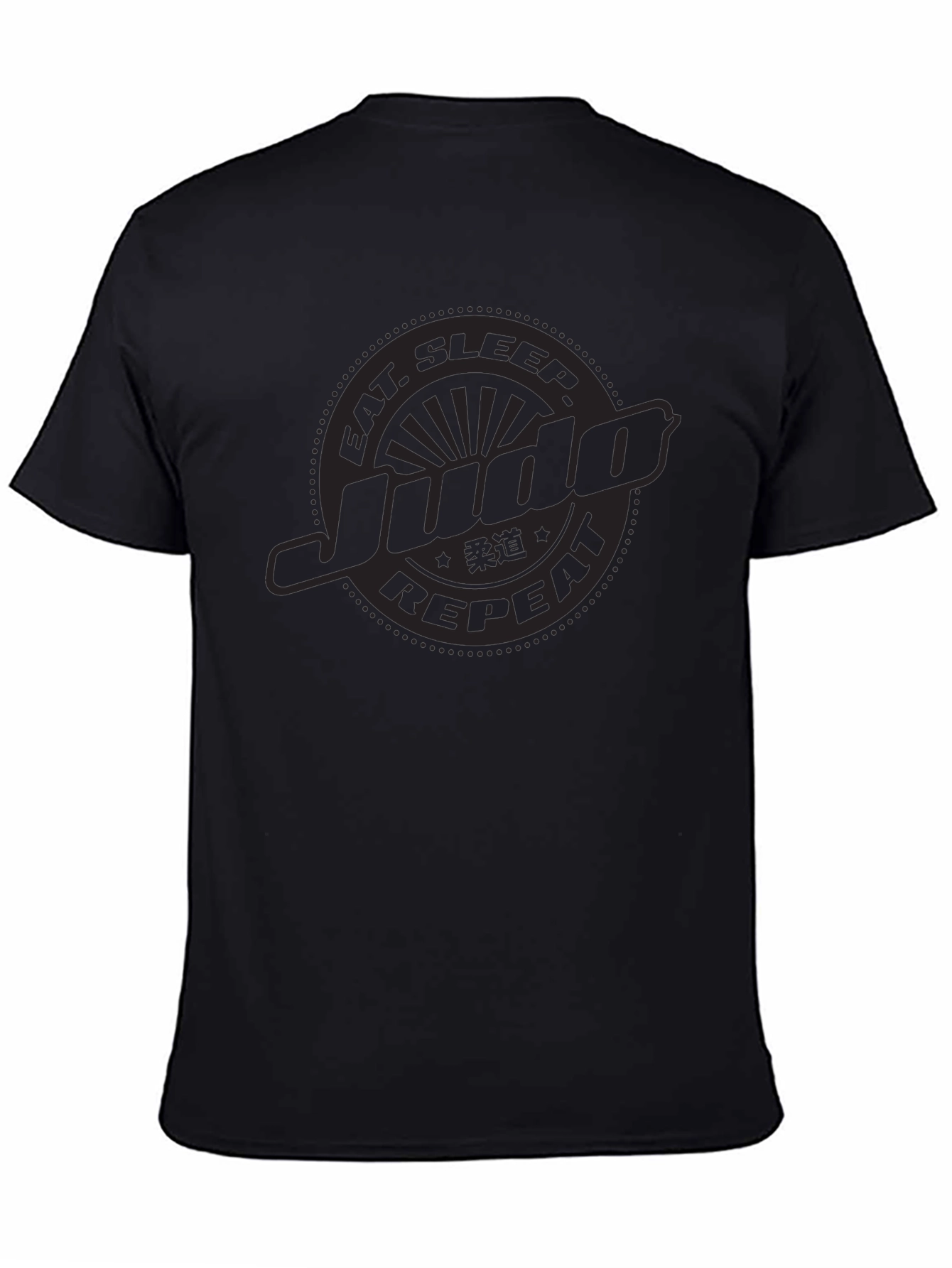 Eat Sleep Judo Repeat - Black T-Shirt