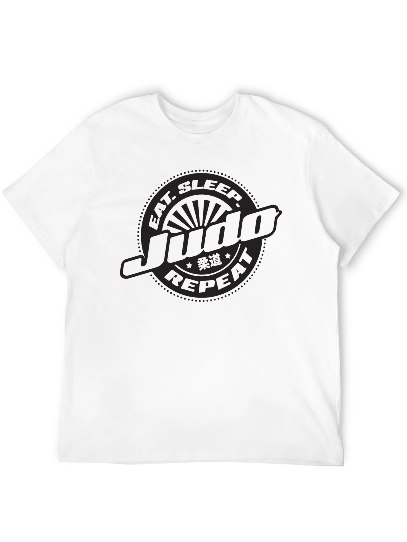 Eat Sleep Judo Repeat - Black T-Shirt