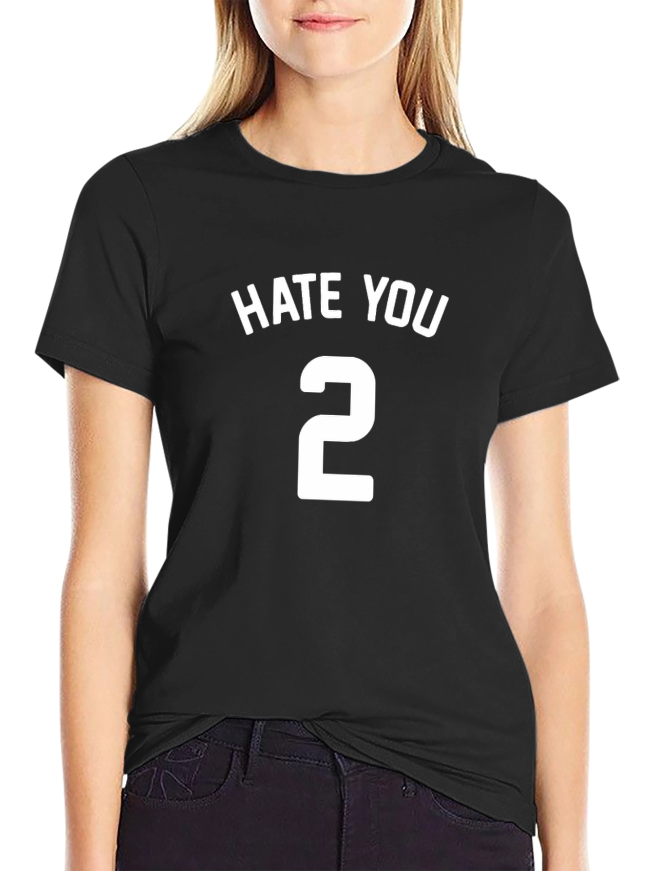 Hate You Number 2 T-Shirt Funny Graphic Tee
