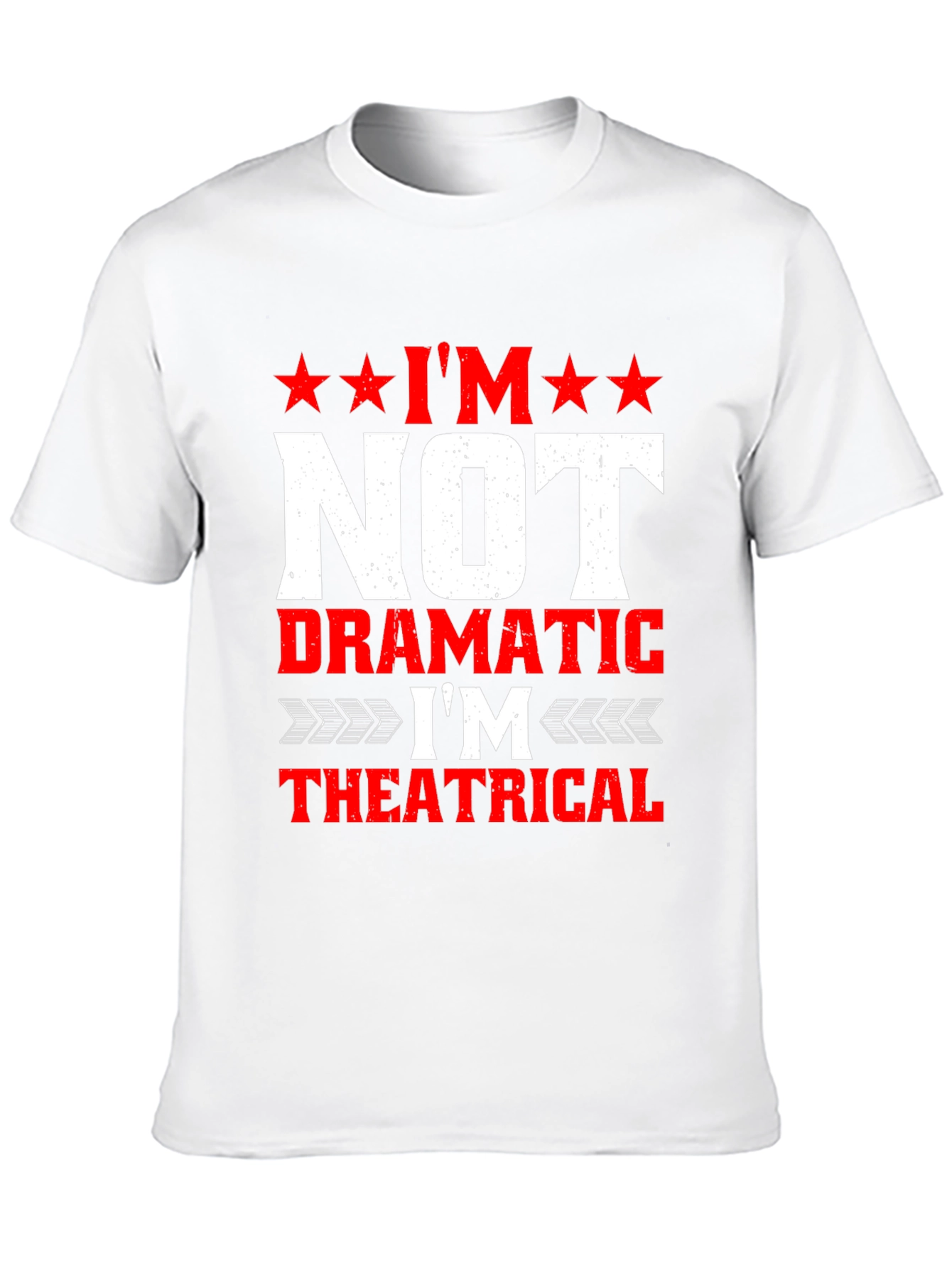 Im Not Dramatic Im Theatrical Mens Tee