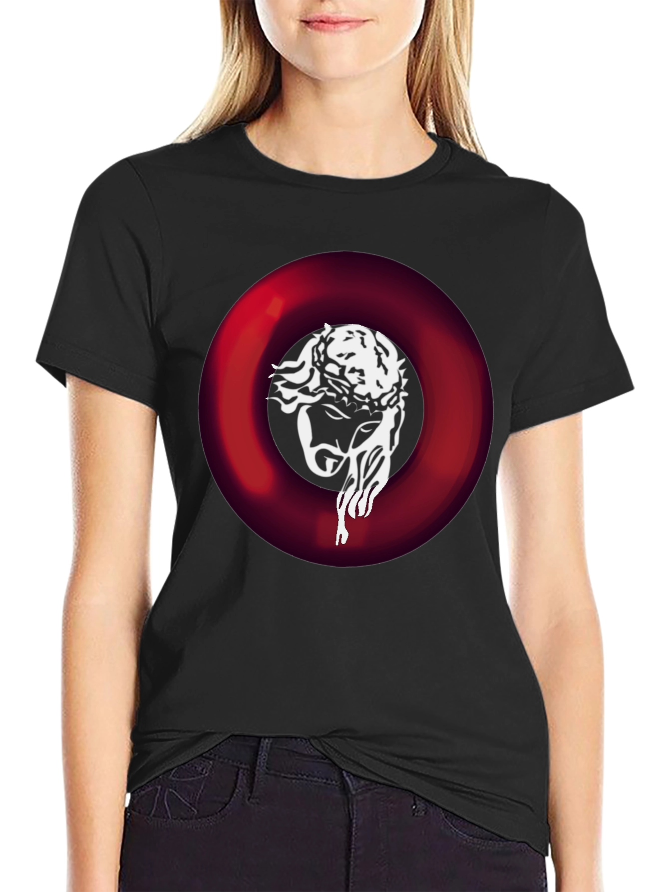 Jesus Graphic Tee - Crown of Thorns Design