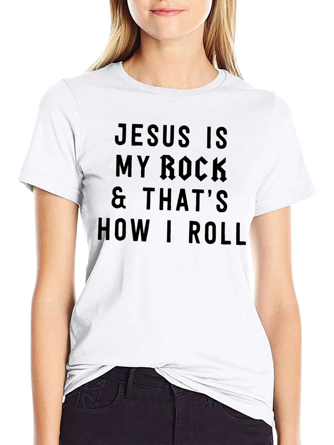 Jesus Is My Rock Graphic Tee