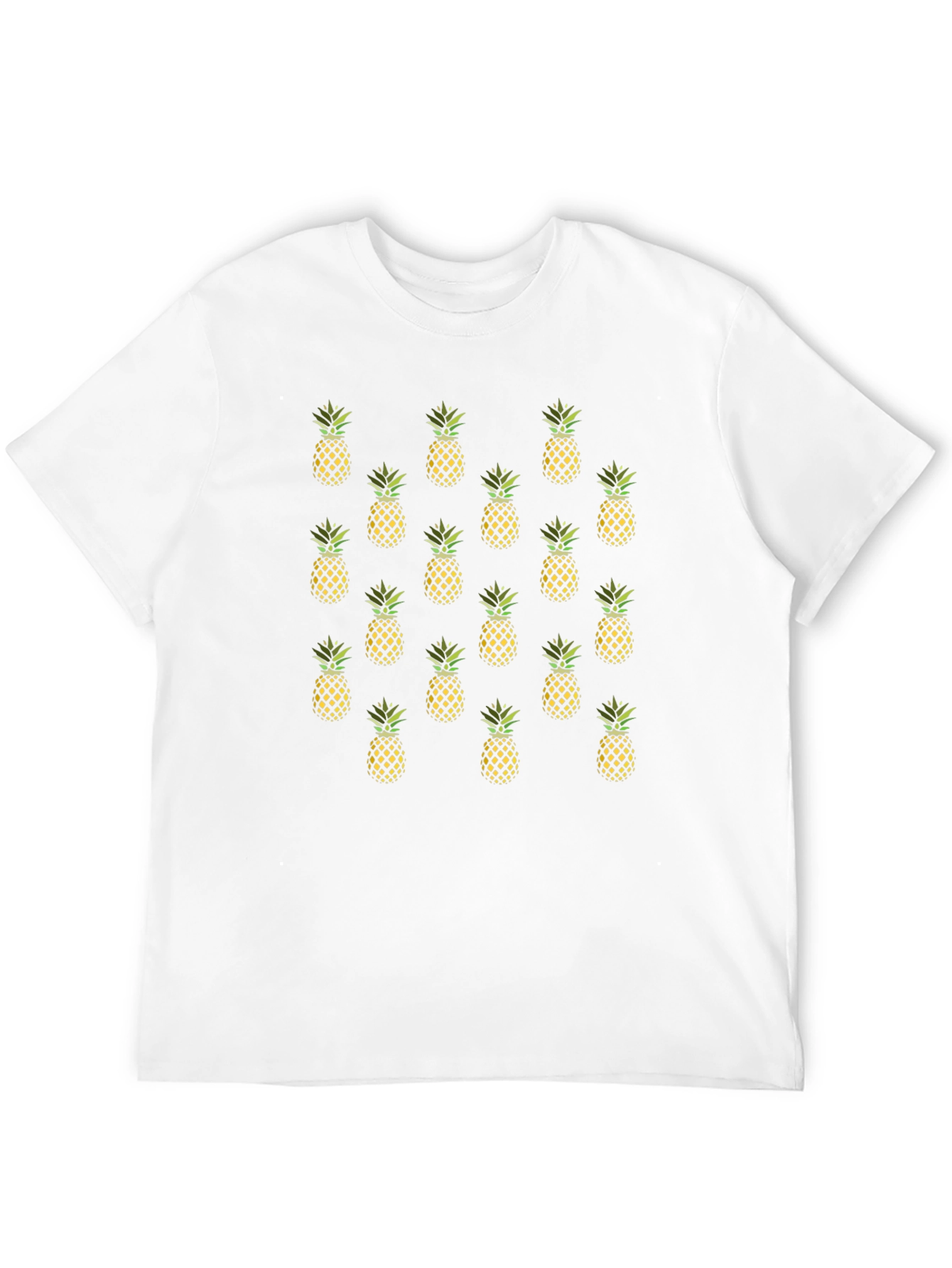 Pineapple Print Tee - Tropical Vibe